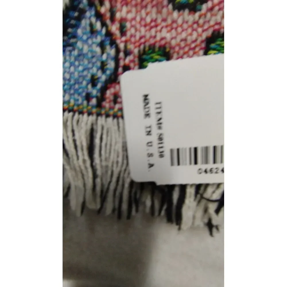 Vintage God Bless Prayer Joy Marie Baby Tapestry Throw‎ Blanket 45